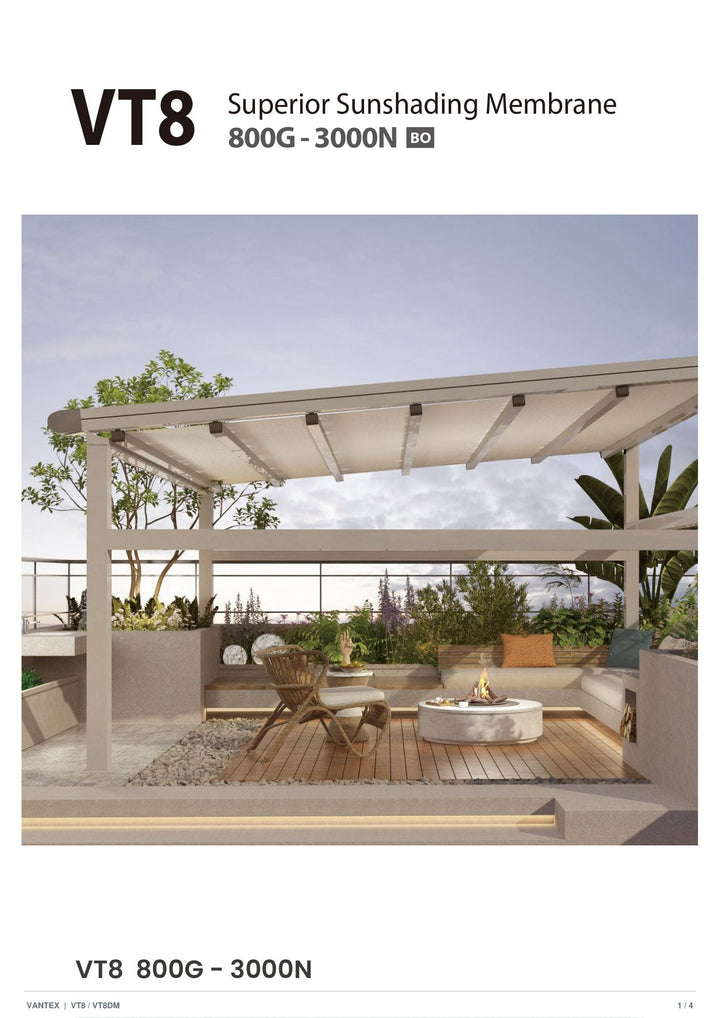 VT8-380 Sunshading Membrane — catalogue page 1