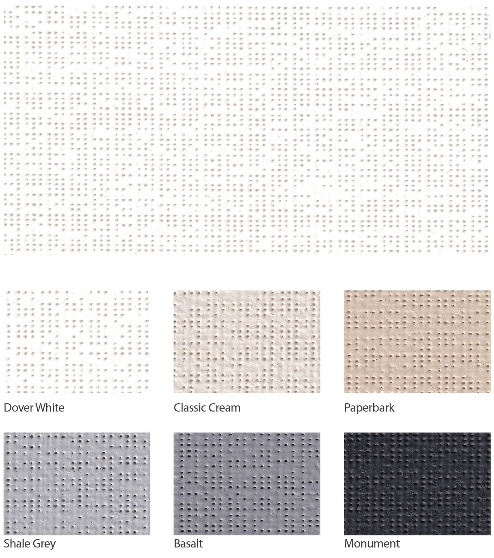INGENTEX ATLAS External Screen — colour range sample page
