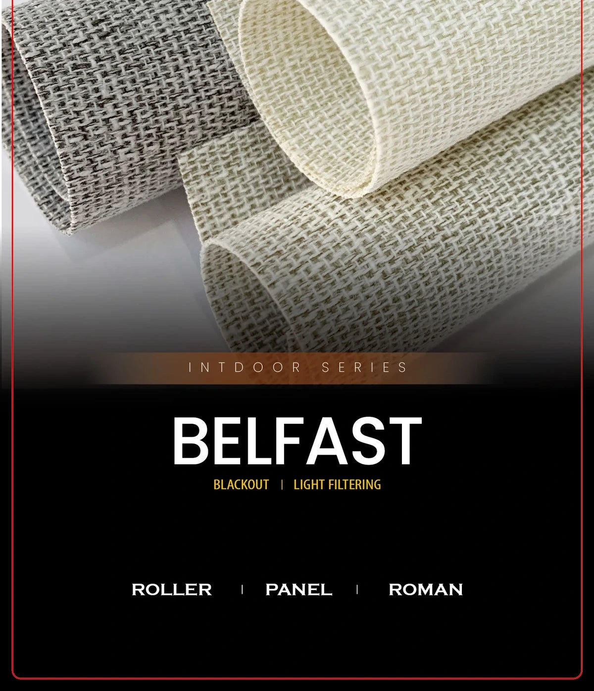BELFAST series fabric card