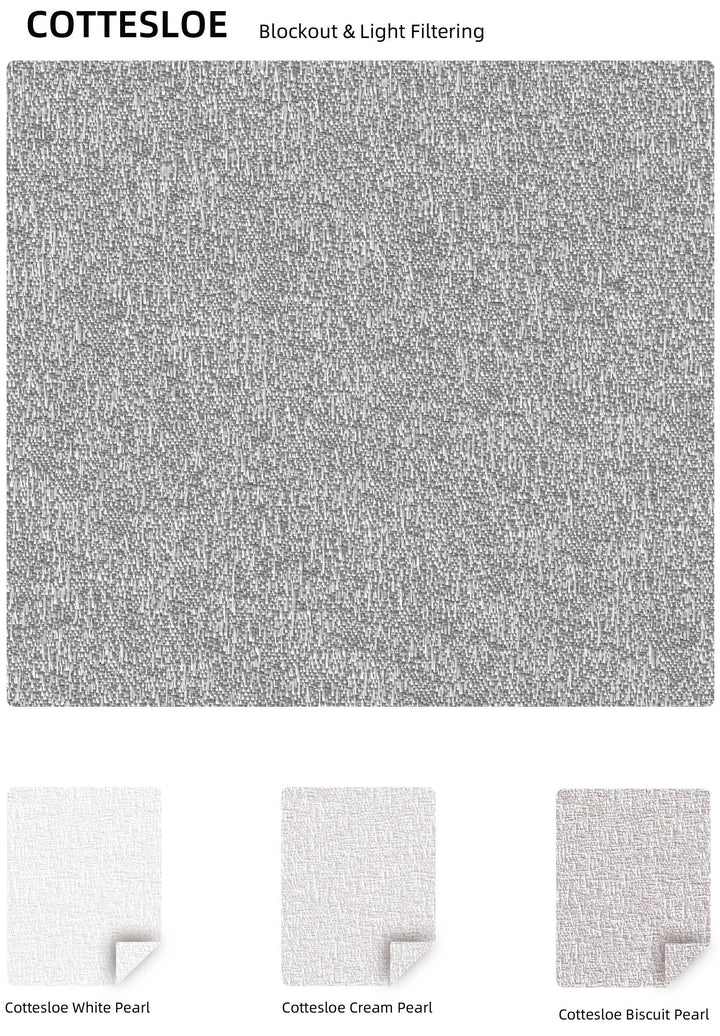 COTTESLOE Light Filtering — colour range sample page