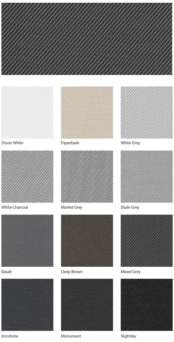 FIBRECORE FC12 External Screen 1% — colour range sample page