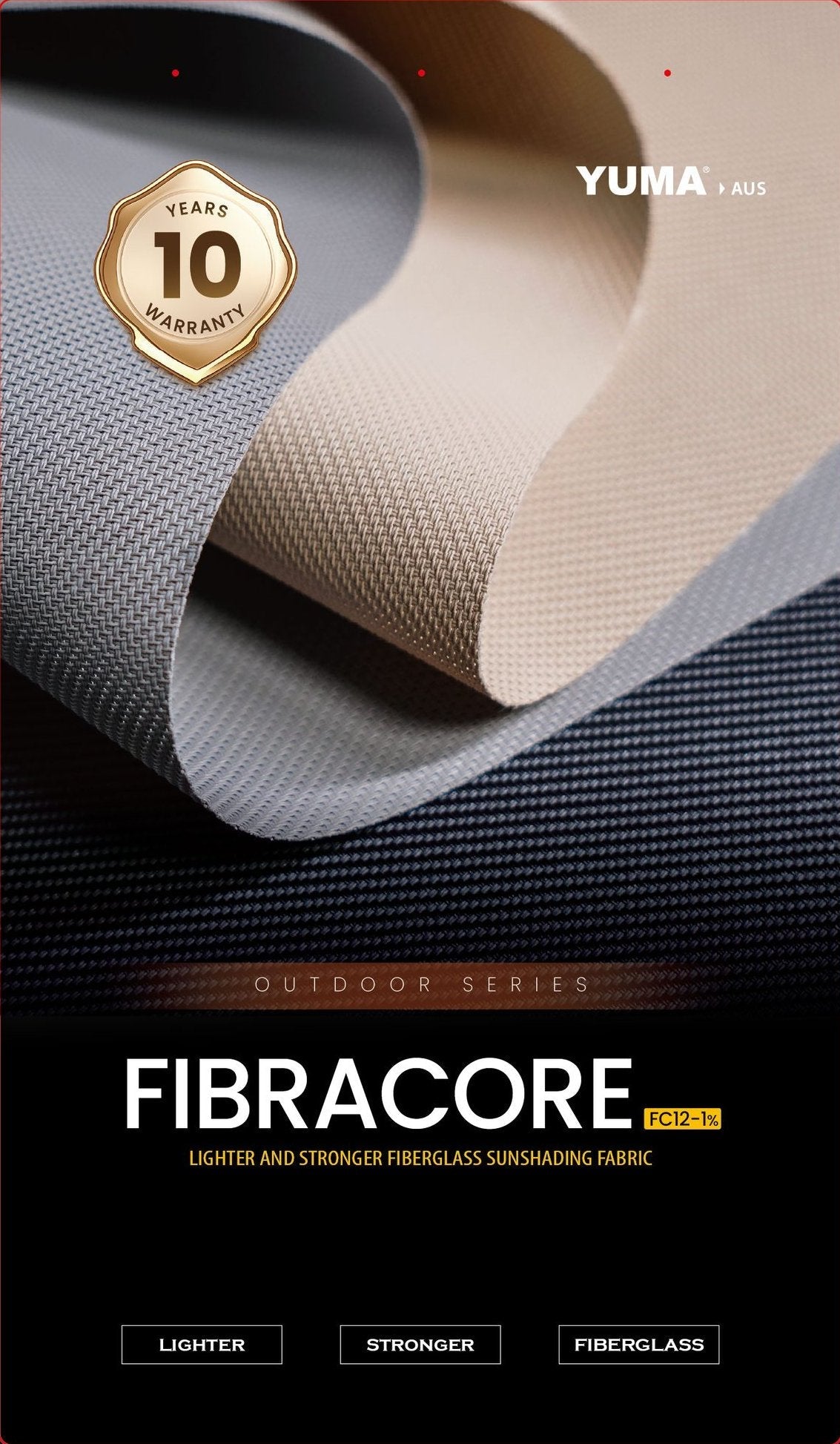 FIBRECORE FC12 External Screen 1% — YUMA AUS series presentation