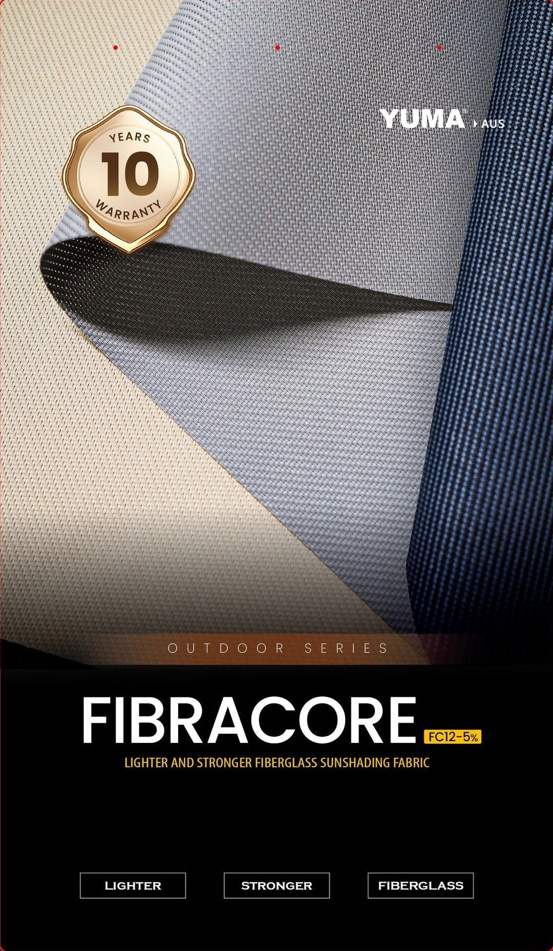 FIBRECORE FC12 External Screen 5% — YUMA AUS series presentation