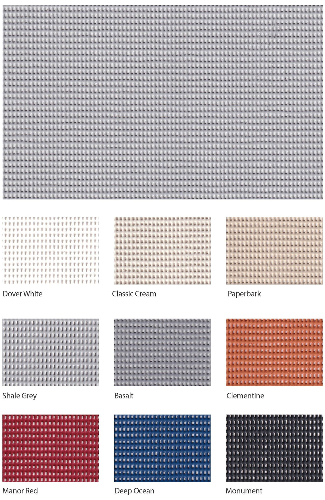 INGENTEX M3 External Screen 14% — colour range sample page
