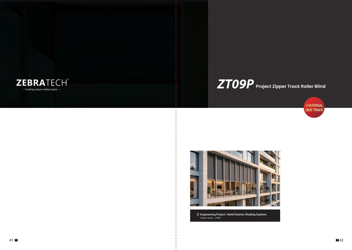 Project Side-Guided Outdoor Screen ZT09P — product presentation page