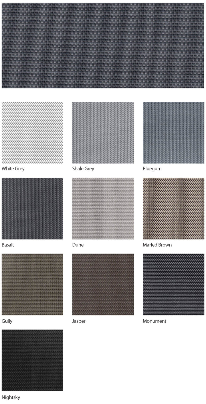 UVTEX UV2 External Screen 1% — colour range sample page