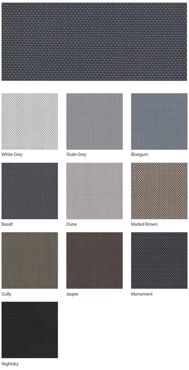 UVTEX UV2 External Screen 3% — colour range sample page