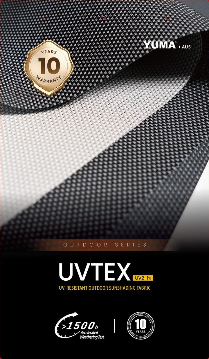 UVTEX UV2 External Screen 1% — YUMA AUS series presentation
