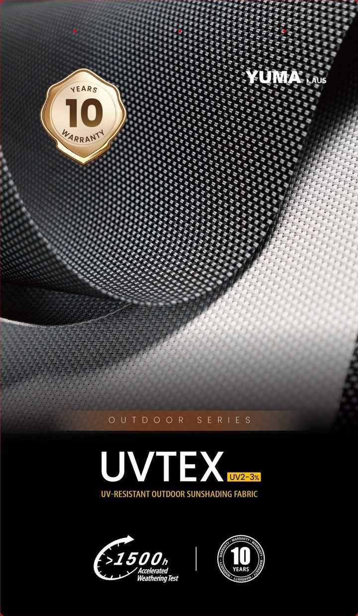 UVTEX UV2 External Screen 3% — YUMA AUS series presentation