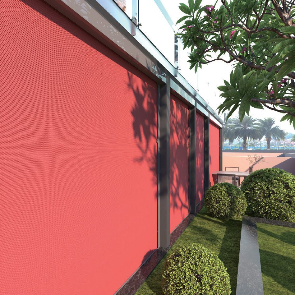 Wire-Guided Outdoor Screen ZT18C — product detail photo